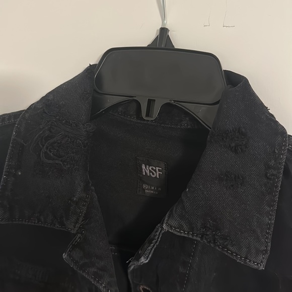 NSF Distressed Jean Jacket - Picture 5 of 8